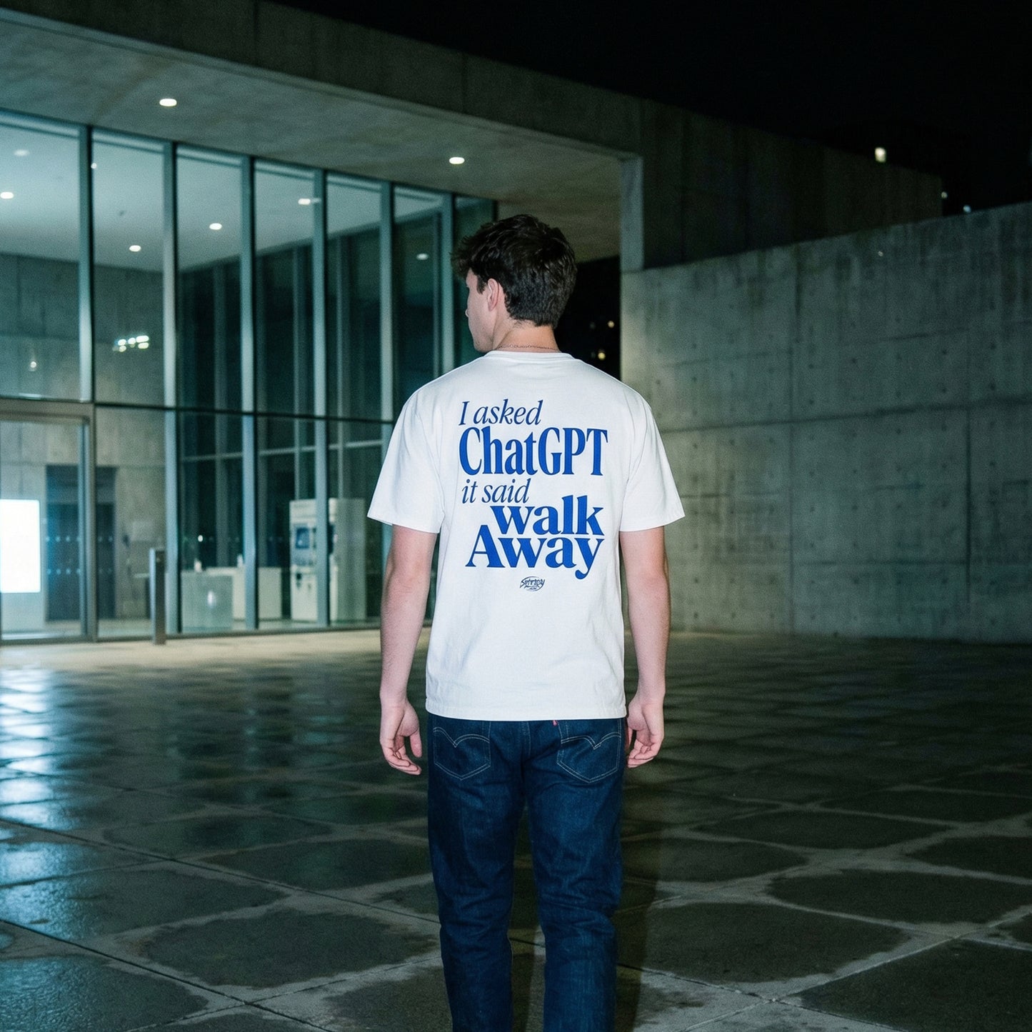 I Asked ChatGPT It Said Walk Away T-Shirt by Starsky Lab